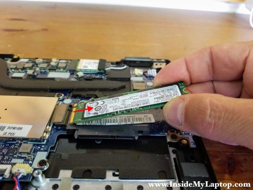 Remove the solid state drive.