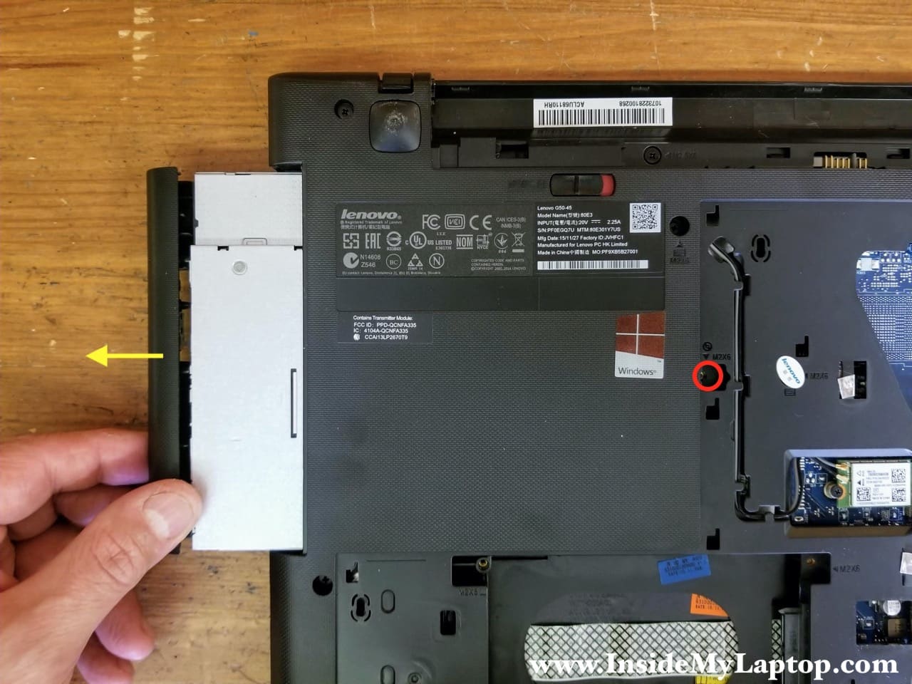Lenovo G50-45 model 80E3 disassembly – Inside my laptop