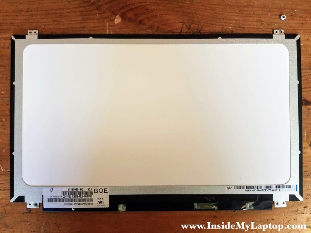 In my Lenovo Ideapad 510-15IKB laptop I had the following screen model installed: NV156FHM-N42 v5.0