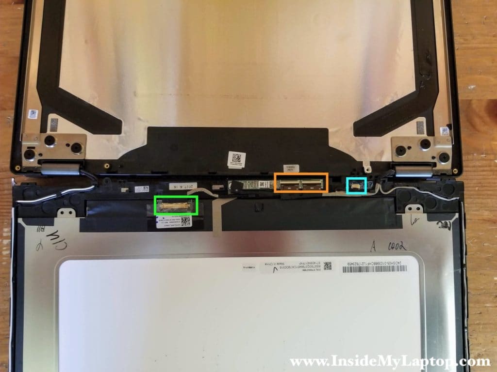 Disconnect all cables from the LCD screen and digitizer board.