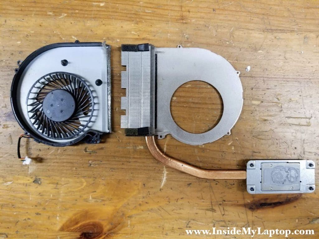 Now you can remove and replace the fan without replacing the entire heatsink assembly.