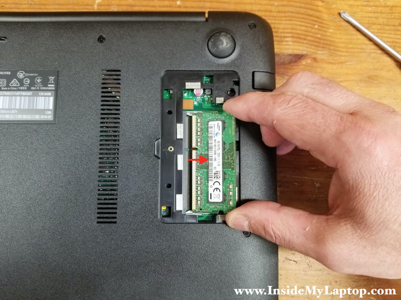 Full of F556U series – Inside my laptop