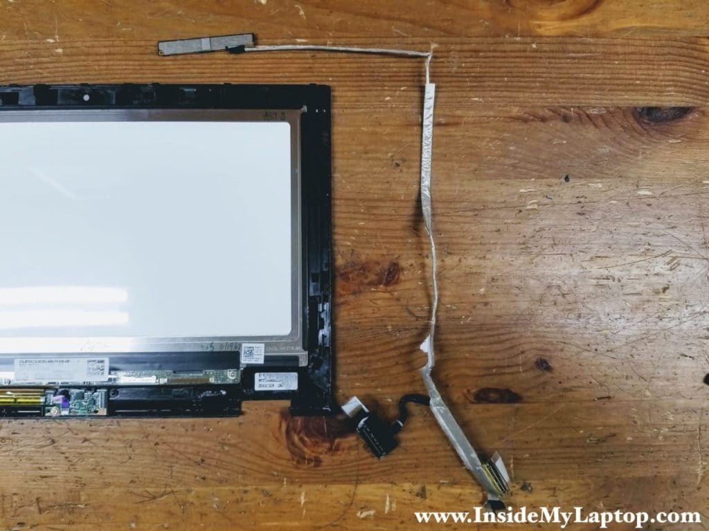 Remove the display harness completely.