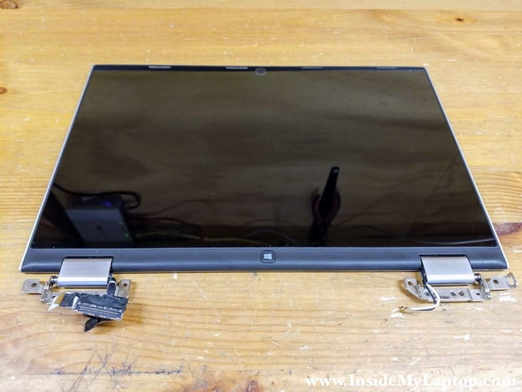 Display panel removed from the laptop.