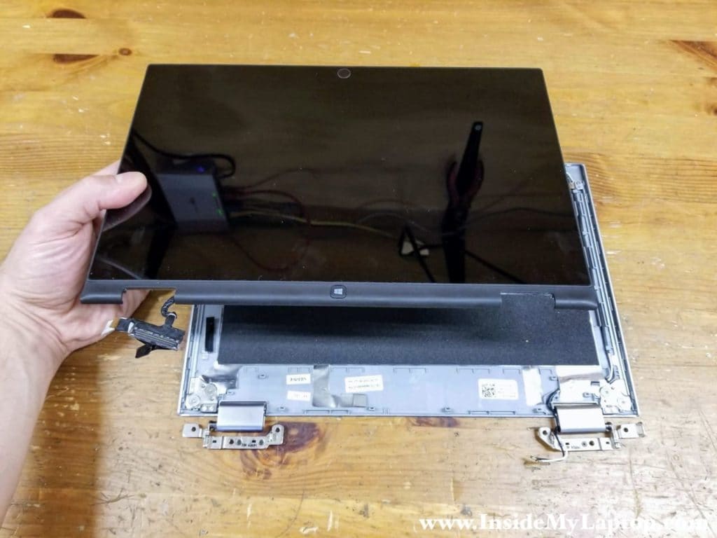 Remove the touchscreen assembly completely.