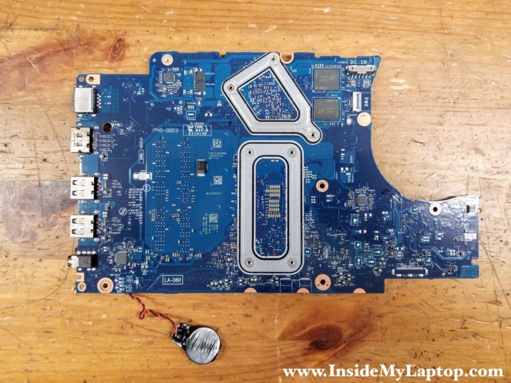Now you can remove the motherboard.