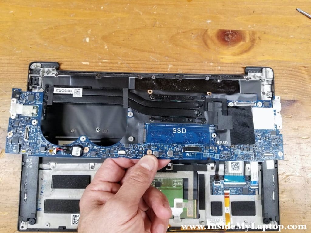 Remove the motherboard.