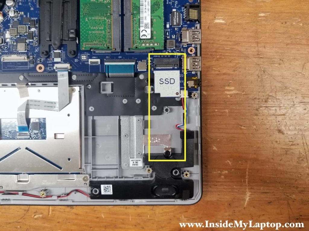 Dell Inspiron 17 5770 5775 (model P35E) has a PCIe M.2 slot where you can install a PCIe NVMe M.2 solid state drive.