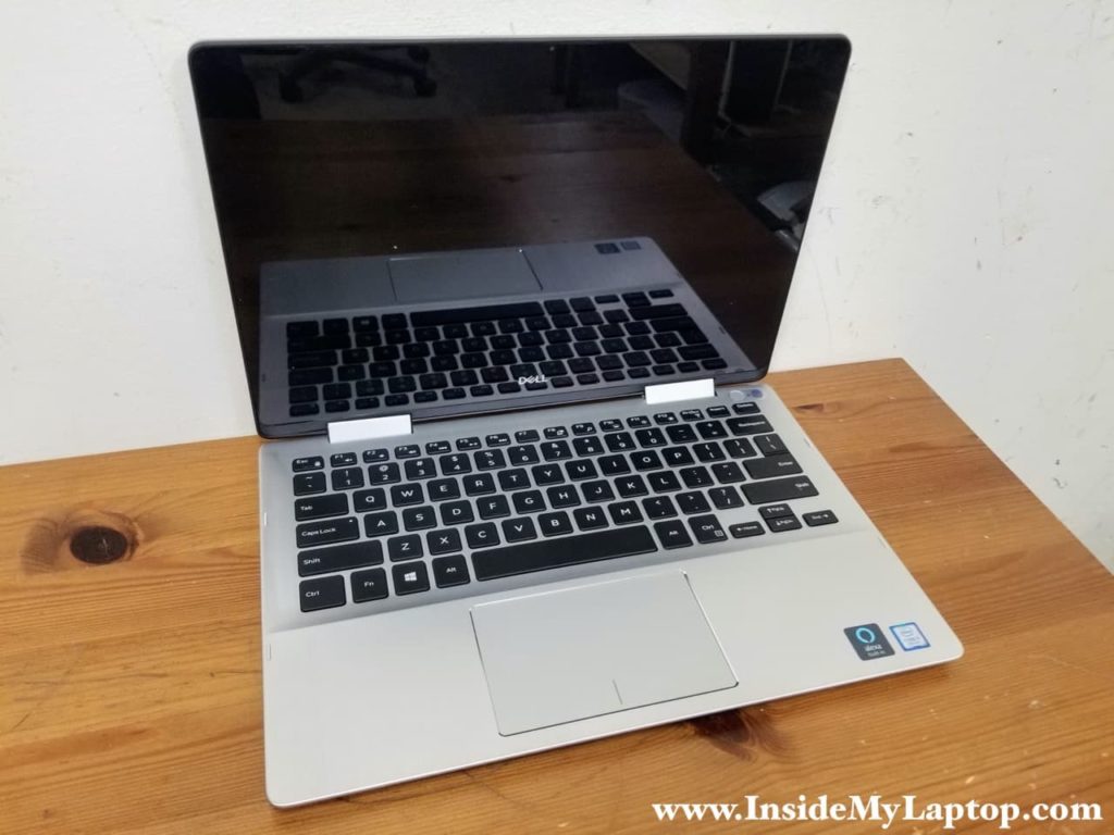 Dell Inspiron 7386 model P91G 2-in-1 laptop.