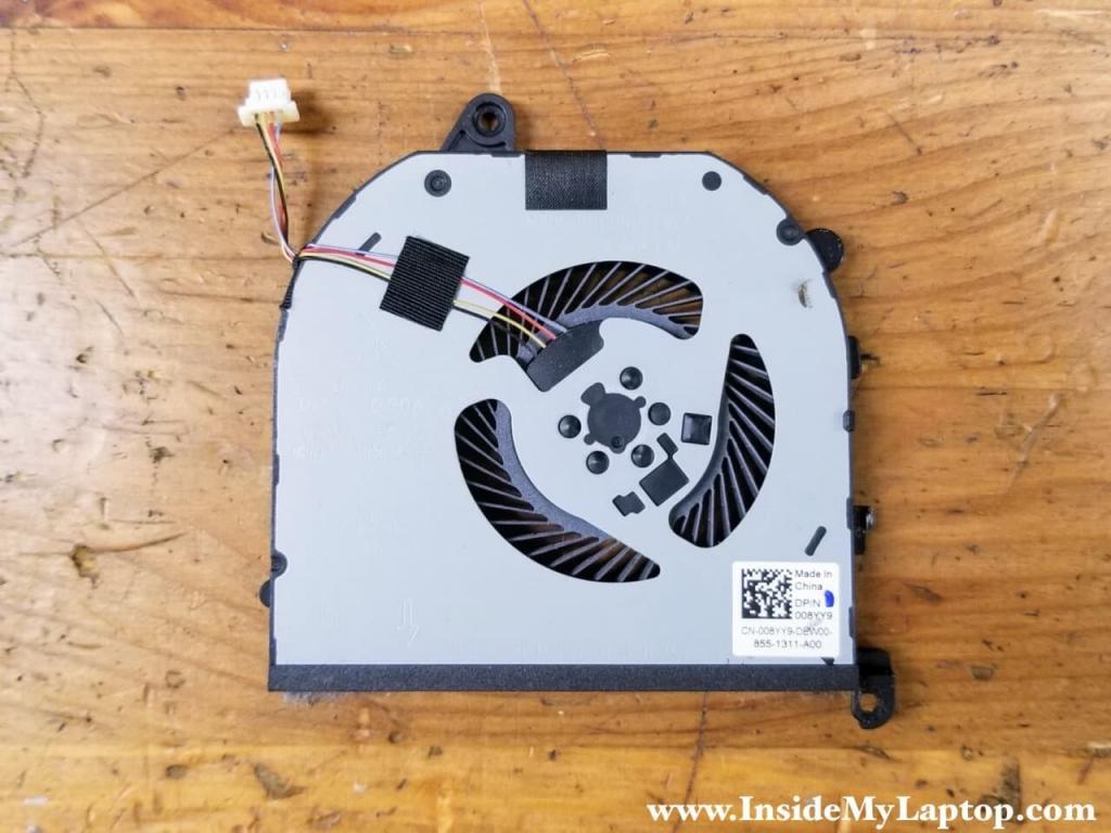 The left cooling fan part number: 008YY9.