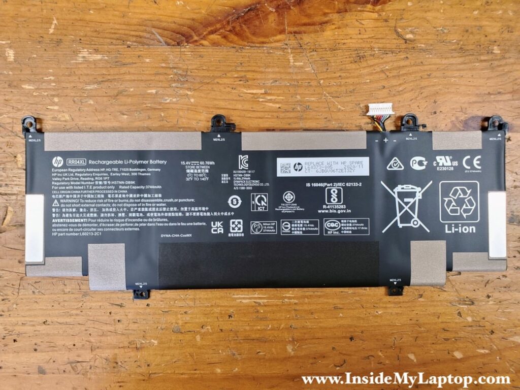 HP spare part number L60373-005.