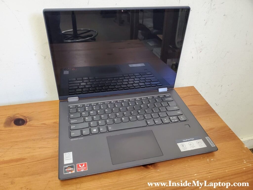 Lenovo IdeaPad Flex-14API (model81SS) disassembly.