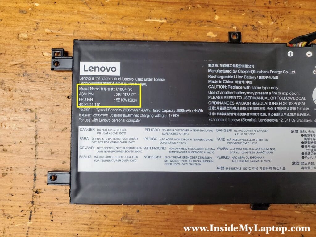 Find replacement battery using model number or part number.