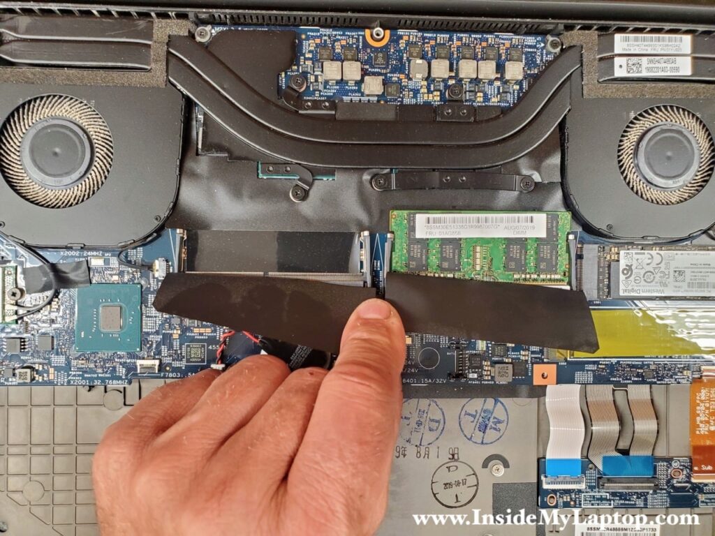 Access and upgrade RAM modules.